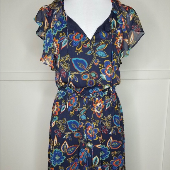 a new day Dresses & Skirts - A New Day Navy Floral Maxi Dress